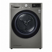 Сушильная машина LG DC90V5V9S нерж.сталь/черный (9кг тепл.насос)