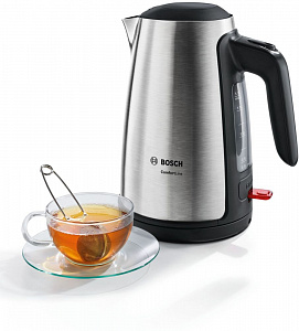 Чайник BOSCH TWK 6A813 нерж.сталь/черный Чайник BOSCH TWK 6A813 нерж.сталь/черный